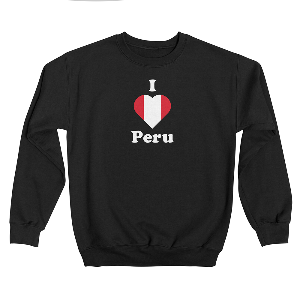 I Love Peru Sweatshirt